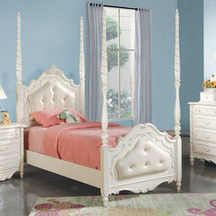 Pearl - Twin Bed - Pearl White