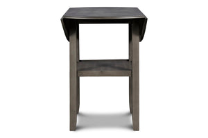 Gia - 3 Piece Dining Set (Counter Drop Leaf Table & 2 Chairs) - Gray