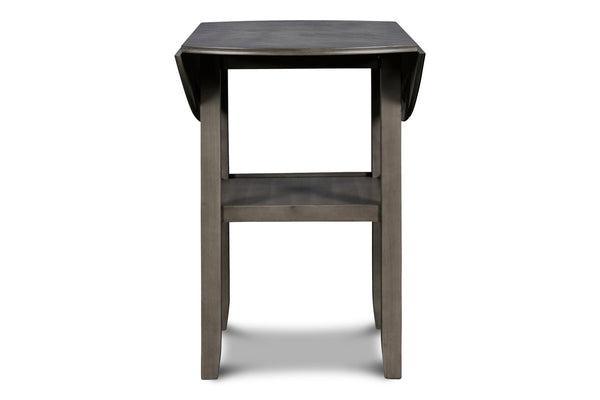 Gia - 3 Piece Dining Set (Counter Drop Leaf Table & 2 Chairs) - Gray