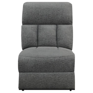 Bahrain - Upholstered Motion Sofa - Charcoal