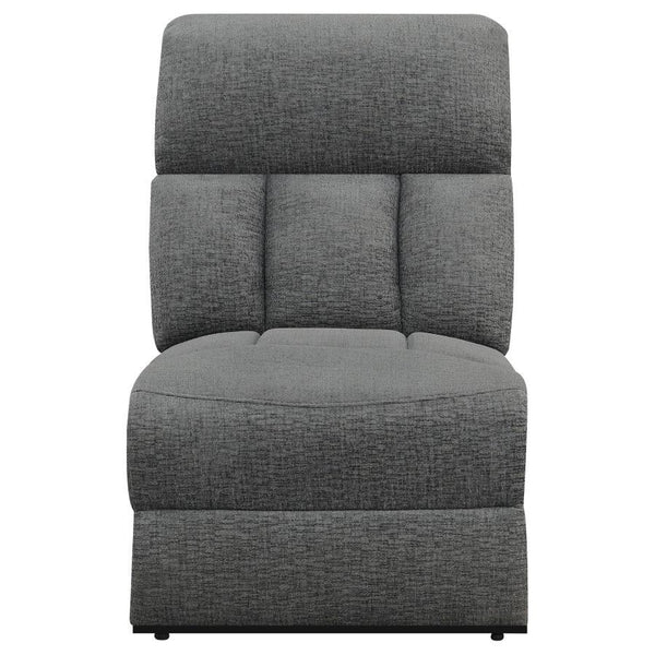 Bahrain - Upholstered Motion Sofa - Charcoal