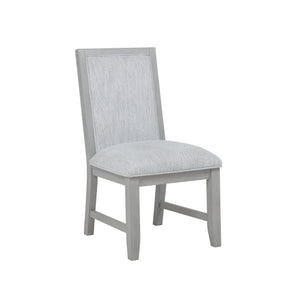 The Fiona Dining Side Chair, offered it a set of 2, is thoughtfully crafted for lasting quality, combining the strength of solid Rubberwood with the precision of premium engineered woods and the eco-friendly appeal of oak-embossed laminate. The chair-'s e