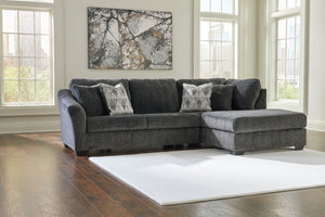 Biddeford - Ebony - 2-Piece Sectional With Raf Corner Chaise