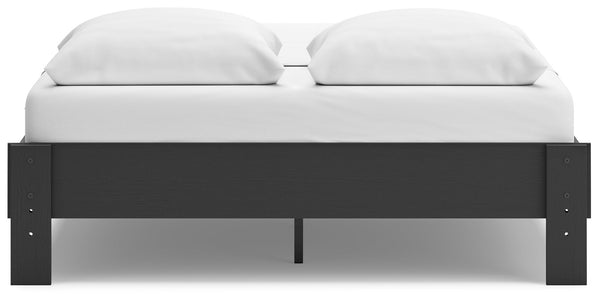 Socalle - Black - Queen Platform Bed