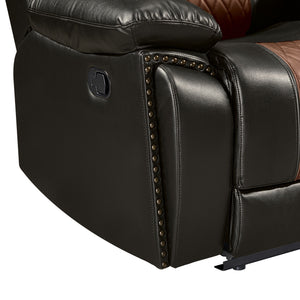 Nikko - Glider Recliner - Two Tone Brown