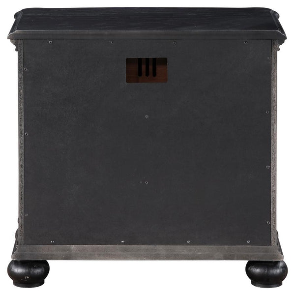 Celina - 3-Drawer Nightstand - Black
