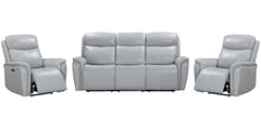 The Cascade Power Sofa Group includes the Power Recliner, Power Loveseat, and Power Sofa. Each piece in this collection features supportive power headrests, glove soft leather with custom match, and smooth power recline that allows you to relax with ease.