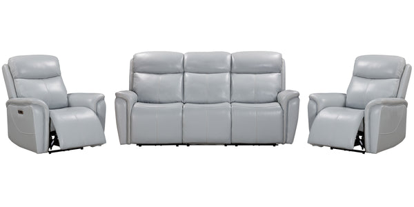 The Cascade Power Sofa Group includes the Power Recliner, Power Loveseat, and Power Sofa. Each piece in this collection features supportive power headrests, glove soft leather with custom match, and smooth power recline that allows you to relax with ease.