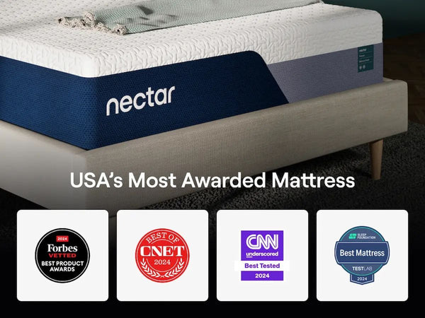 Nectar Premier Memory Foam 5.1 - White - California King Mattress