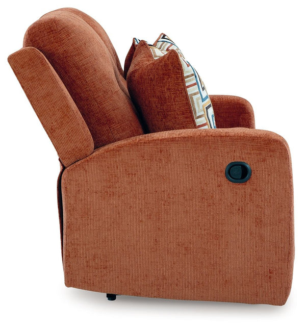 Danum - Spice - Reclining Loveseat