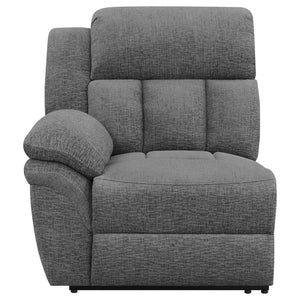 Bahrain - Upholstered Motion Loveseat - Charcoal