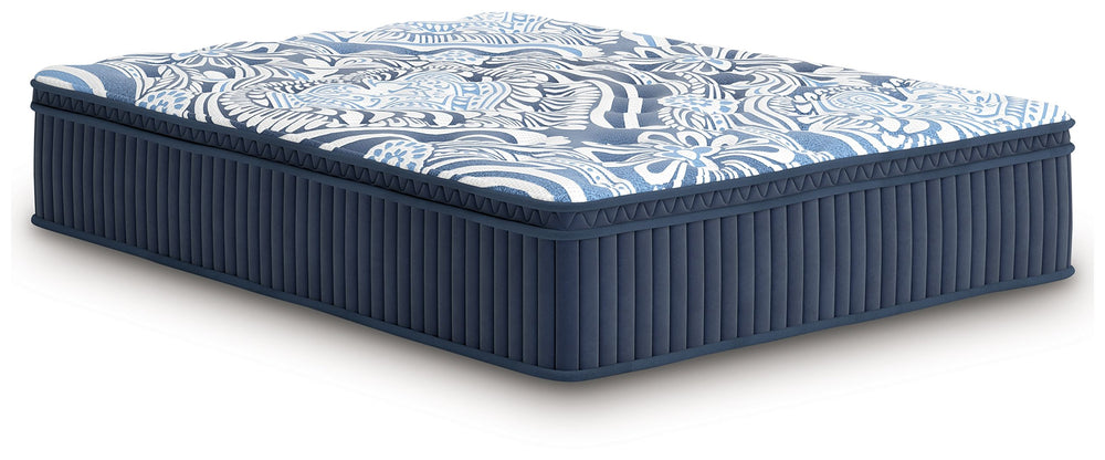 Reap the benefits of restorative sleep with the plush feel of this Euro Top queen mattress. Layers of cushioned comfort, including memory foam, quilt foam and latex, conform to your body to relieve pressure points. Snoozing side by side with a partner or 