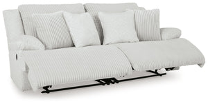 Top Tier - Alloy - 2-Piece Reclining Sectional Loveseat