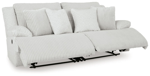 Top Tier - Alloy - 2-Piece Reclining Sectional Loveseat