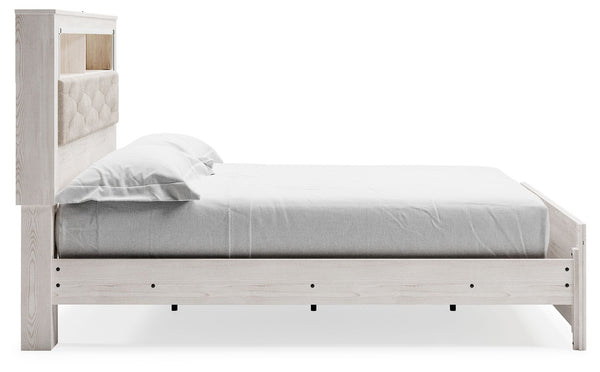 Altyra - White - King Panel Bookcase Bed