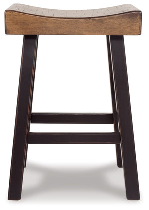 Glosco - Dark Brown - Stool (Set of 2)