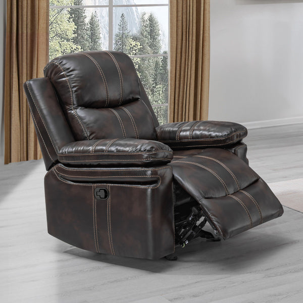 Kellen - Glider Recliner - Brown