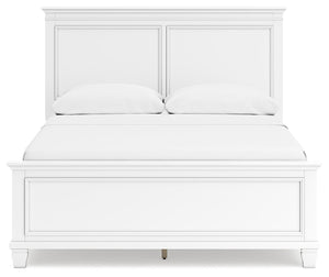 Fortman - White - Queen Panel Bed
