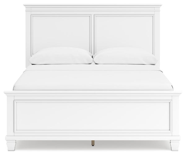 Fortman - White - Queen Panel Bed