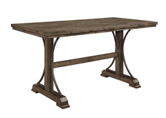 Quincy - Rectangle Counter Height Dining Table - Brown