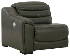 This item does not stand alone. It is compatible with other items in this series, sold separately.<br><br><b>Additional Dimensions</b><br><ul><li>Seat depth: 22-"</li><li>Seat height: 20-"</li><li>Fully reclined length: 65-"</li><li>Distance between recli