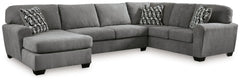If youâ€™re going for comfort, why not really go for it? Made for easy, everyday living, this sectional with chaise effortlessly incorporates a relaxed sensibility into your home. Cushions with heavyweight upholstery and jumbo stitching are brimming with 