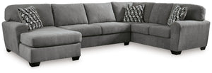 If youâ€™re going for comfort, why not really go for it? Made for easy, everyday living, this sectional with chaise effortlessly incorporates a relaxed sensibility into your home. Cushions with heavyweight upholstery and jumbo stitching are brimming with 