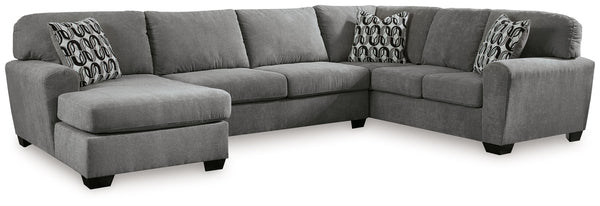If youâ€™re going for comfort, why not really go for it? Made for easy, everyday living, this sectional with chaise effortlessly incorporates a relaxed sensibility into your home. Cushions with heavyweight upholstery and jumbo stitching are brimming with 
