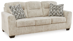  the plush upholstery and dark tri-block legs are a natural complement for so many color schemes. Two accent pillows make the seating even mo