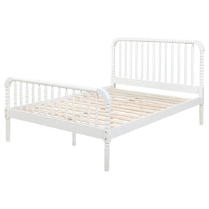 Jones - Wood Full Open Frame Bed - White