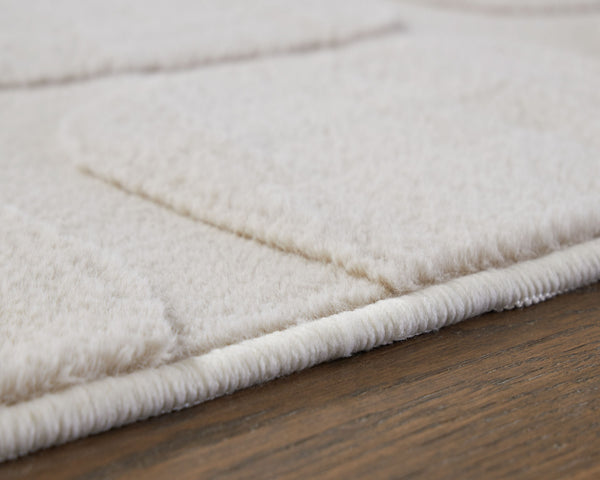  furry floor covering? The subtly stunning abstract design and textured faux fur of this rug create a trendy look thatâ€™s sure to elevate any modern home. The best part? It-'s super easy to cleanâ€”simply drop it in the washing m