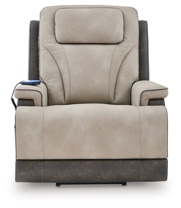 4Z-Peaceful Pause - Serenity Zone - Sand - Power Lift Recliner