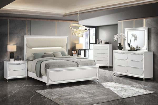 Eden - Dresser And Mirror - White