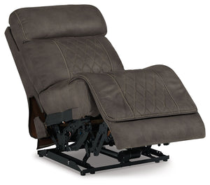 Hoopster - Gunmetal - Pwr Armless Rec W/Adj Headrest