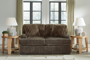  this extra-roomy loveseat stacks up beautifully. Itâ€™s a modern yet ultra-soft lookâ€”made all the more appealing by plush textured and on-trend corduroy cushions that feel 