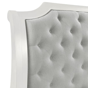  this bed ensures unparalleled strength and durability. Its heirloom white finish