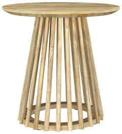 This versatile end table effortlessly blends function with natural elegance. A side table that enriches your living room, it introduces organic warmth through its solid mango wood construction. As an accent table that can double as a utility table, it pro