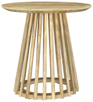 This versatile end table effortlessly blends function with natural elegance. A side table that enriches your living room, it introduces organic warmth through its solid mango wood construction. As an accent table that can double as a utility table, it pro