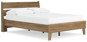 Is your bedroom in need of a refresh? And do you love mid-century modern design? Then this full platform panel bed is calling your name. Simple lines and an industrial-chic vibe will seal the deal. Settle into its laid-back style, and plan to stay for a w