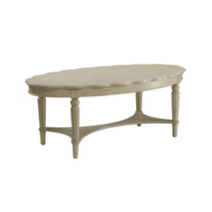 The French country-inspired Fordon occasional table is gracefully designed and made from quality materials. Scalloped round table top, turned legs and a bottom shelf, each piece is carefully crafted while superb functionality is kept in mind. This occasio