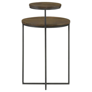 this table provides a functional yet artistic display for dÃ©cor