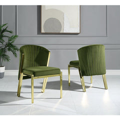 Padded Seat & Back Stainless Steel Legs Foam Density: D40 Cushion Thickness: 4-"