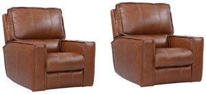 Take a seat and recline in seconds in this smooth and stylish Power Recliner. More than just beautiful, this innovative chair takes comfort to new heights with just the touch of a button. Offering effortless relaxation, it-'s sure to become your favorite 
