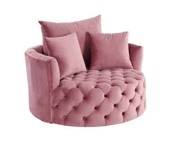 â€§Seat Construction: Full Foamâ€§Wooden Inner Frameâ€§Tight Seat & Back Cushionâ€§Botton Tuftedâ€§3 Pillows Includedâ€§Foam Density: D28â€§Swivel Function(360 Degree)<br/><br/><b>Product Features</b><ul><li>Seat Construction: Full Foamâ€§Wooden Inner Fra