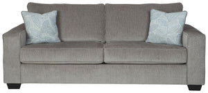 If style is the question, then this strking sofa sleeper is the answer. Sporting clean lines and sleek track arms, the decidedly contemporary profile is enhanced with plump cushioning and a chenille-feel upholstery that-'s so pleasing to the touch. Sure t