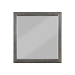 Bring casual elegance into your home with the Louis Phillipe bedroom collection. This mirror offers any bedroom a sophisticated look. Finished in a classic finish and simple moldings, this rectangular mirror adds subtle style and appealing detail to each 