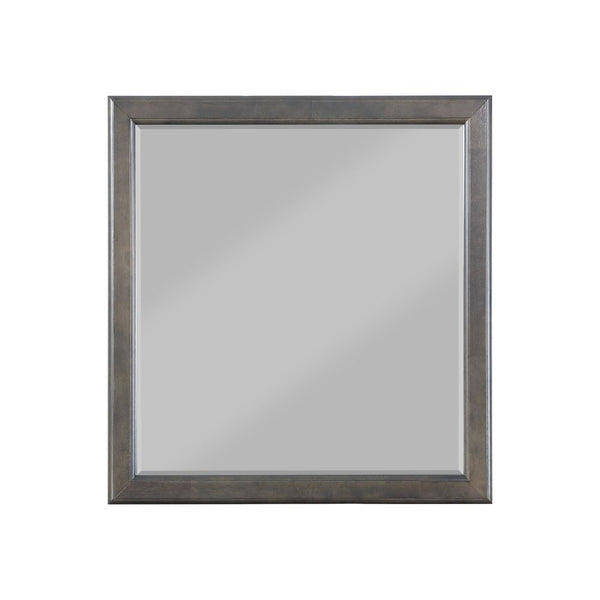 Bring casual elegance into your home with the Louis Phillipe bedroom collection. This mirror offers any bedroom a sophisticated look. Finished in a classic finish and simple moldings, this rectangular mirror adds subtle style and appealing detail to each 