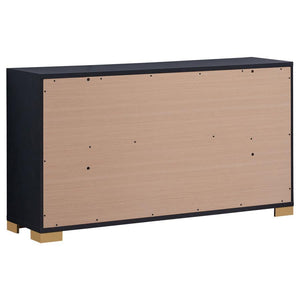 Marceline - 6-Drawer Dresser - Black