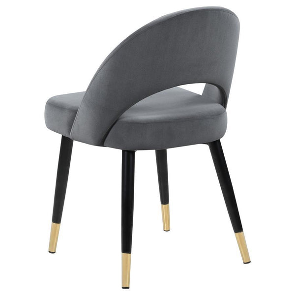 Lindsey - Upholstered Dining Side Chair (Set of 2) - Gray