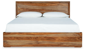 Dressonni - Brown - King Panel Bed